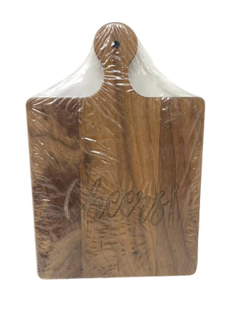 Folha de Bordo em Casa - Cheers! Tábua de Queijos de Madeira