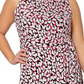 Vestido Calista sem mangas e evasê Leota Feminino Branco