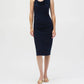 Joseph Ribkoff - Draped Neck Sleeveless Sheath Dress