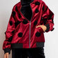 Eva Franco - Velvet Floral Embroidered Bomber Jacket