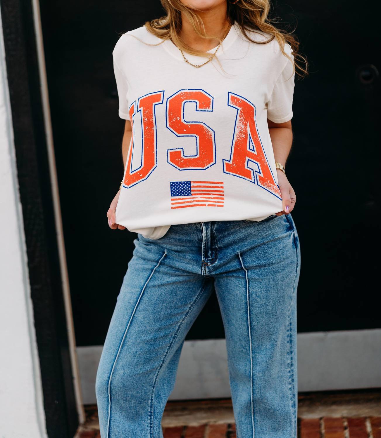 Z Supply - Flag Boyfriend Tee