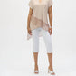 Joseph Ribkoff - Asymmetrical Foiled Mesh Top