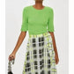 Topshop - Asymmetrical Plaid Midi Skirt
