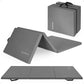Tapete de exercícios dobrável BalanceFrom Fitness GoGym 6x2 pés com 3 painéis e alças, cinza