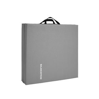 Tapete de ginástica dobrável com 3 painéis BalanceFrom Fitness GoGym 6' x 2' x 1,5" cinza