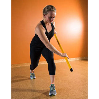 Equipamento de exercício Prism Fitness Smart Stick sem peso para equilíbrio, amarelo