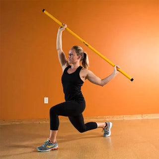 Equipamento de exercício Prism Fitness Smart Stick sem peso para equilíbrio, amarelo
