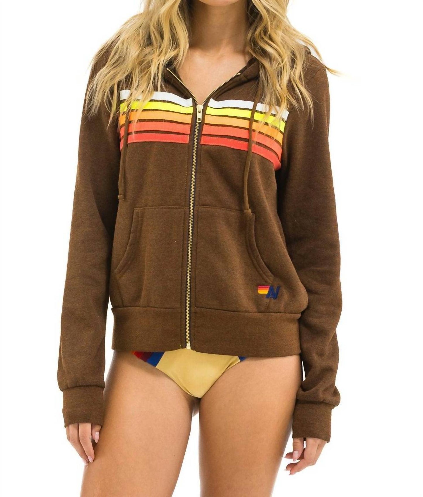 Aviator Nation - Unisex 5 Stripe Hoodie