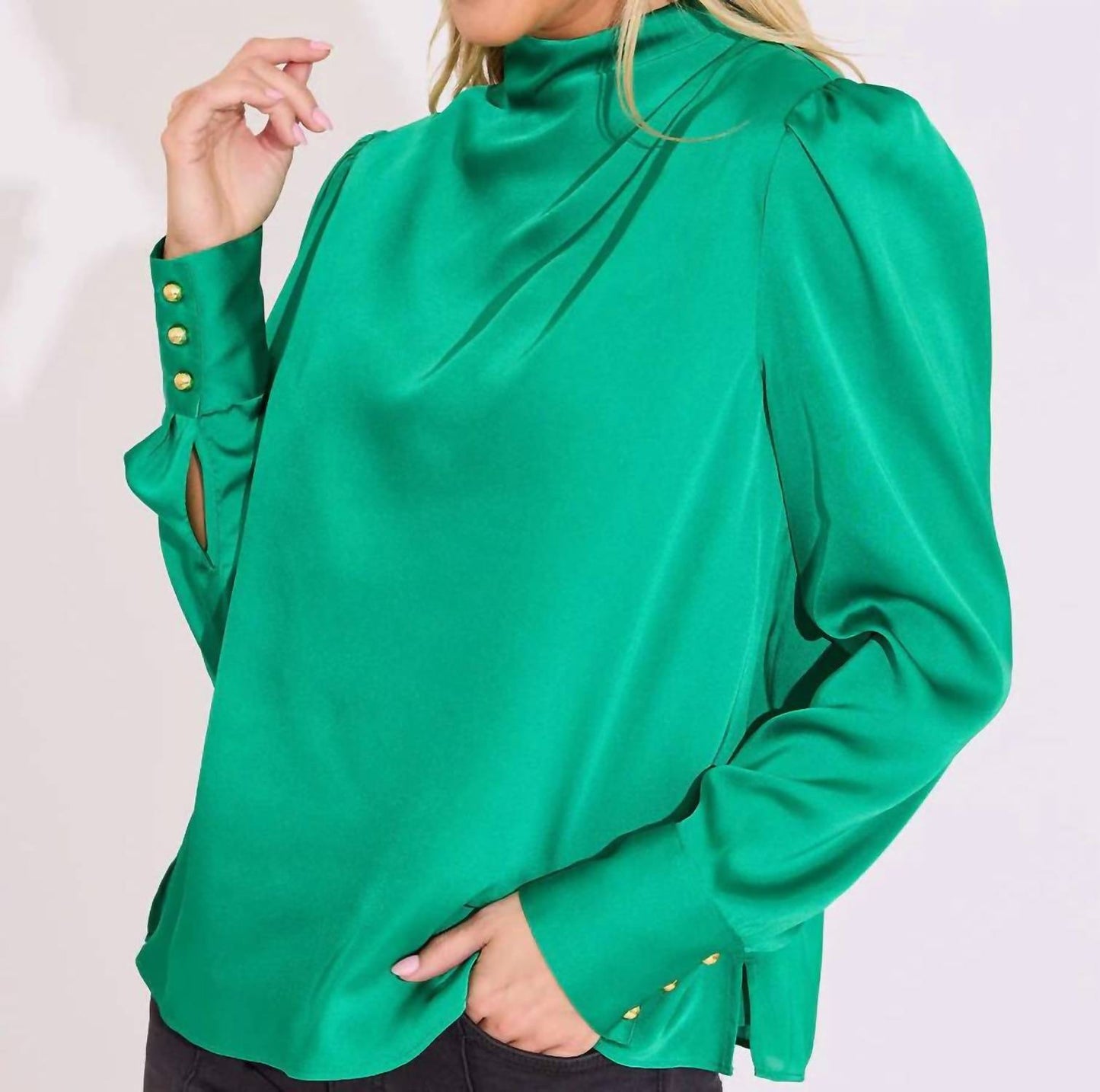 Alden Adair - Scarlett Mock Neck Top
