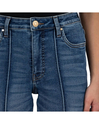 Kut From The Kloth - Calça Jeans Fay de Cintura Alta e Punho Reto