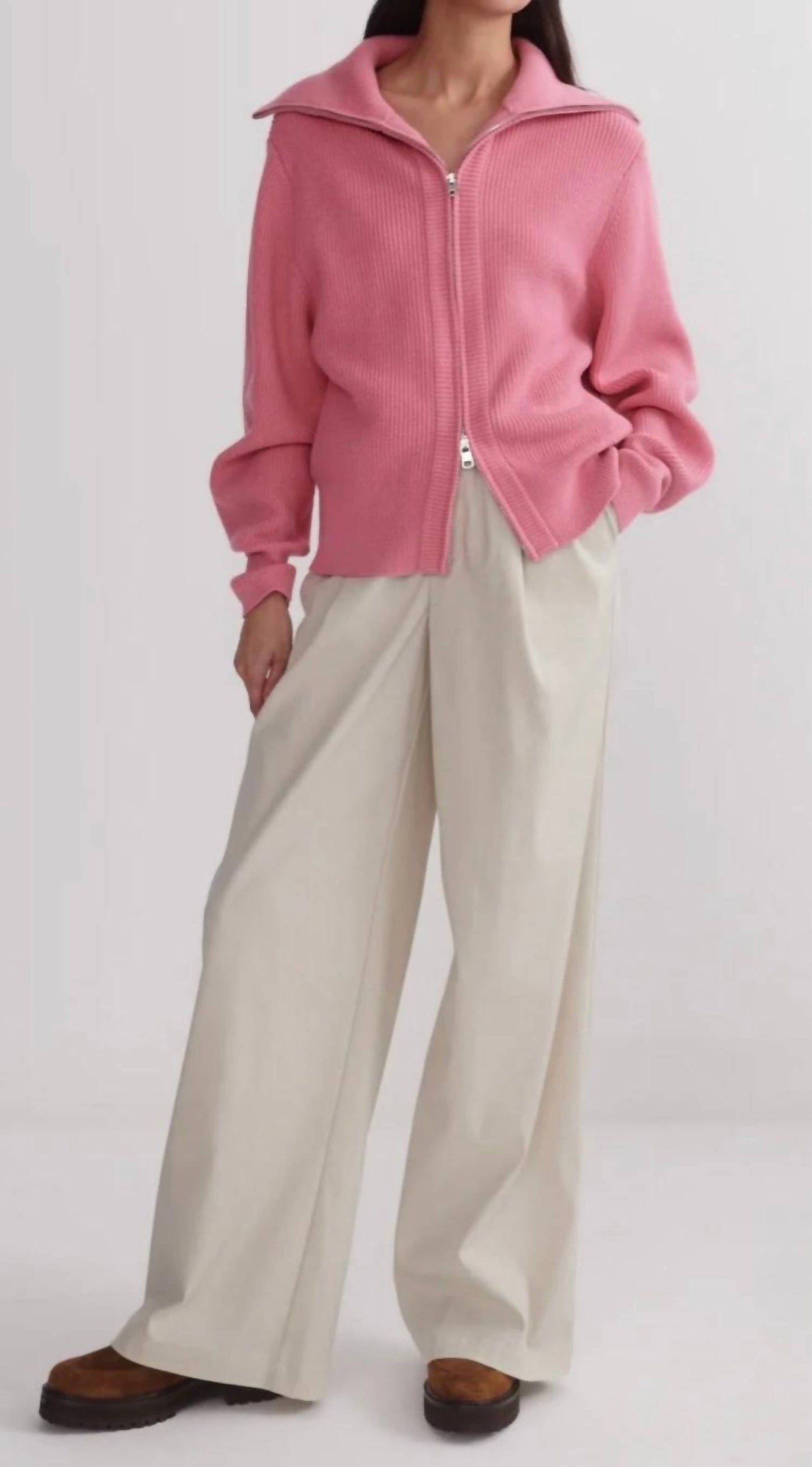 Varley - Enrico Zip Through Knit Jacket