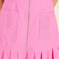 Baby Pink - Pleated Detail Mini Dress