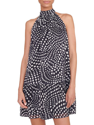 Staud Halter Mini Dress Black Size L