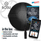 BOSU NexGen Home Fitness Exercício Academia Força Flexibilidade Equilíbrio Trainer, Preto