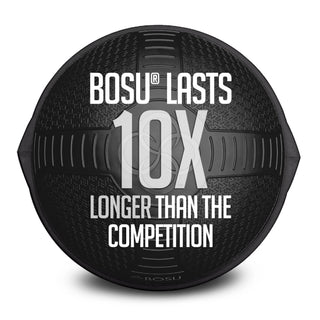 BOSU NexGen Home Fitness Exercício Academia Força Flexibilidade Equilíbrio Trainer, Preto