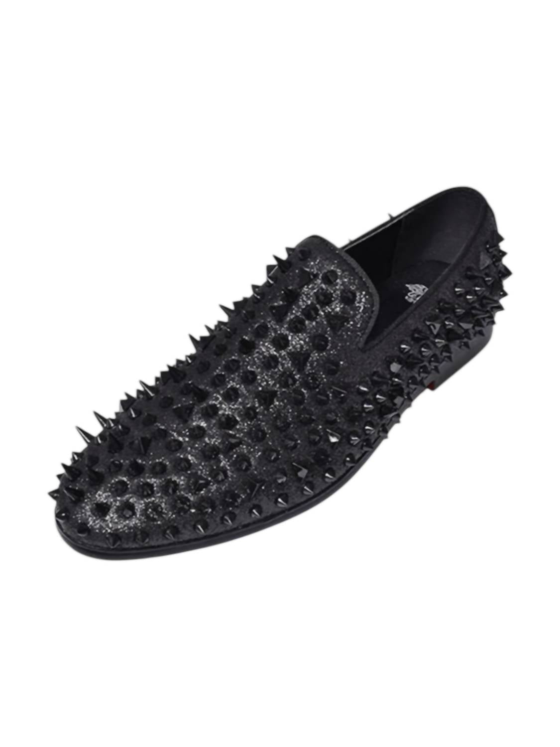 Royal Shoes - Men's Spiked Glitter Smoker Shoe
