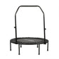 HolaHatha Mini Trampolim Fitness Rebounder de 40" com Alça Ajustável, Preto