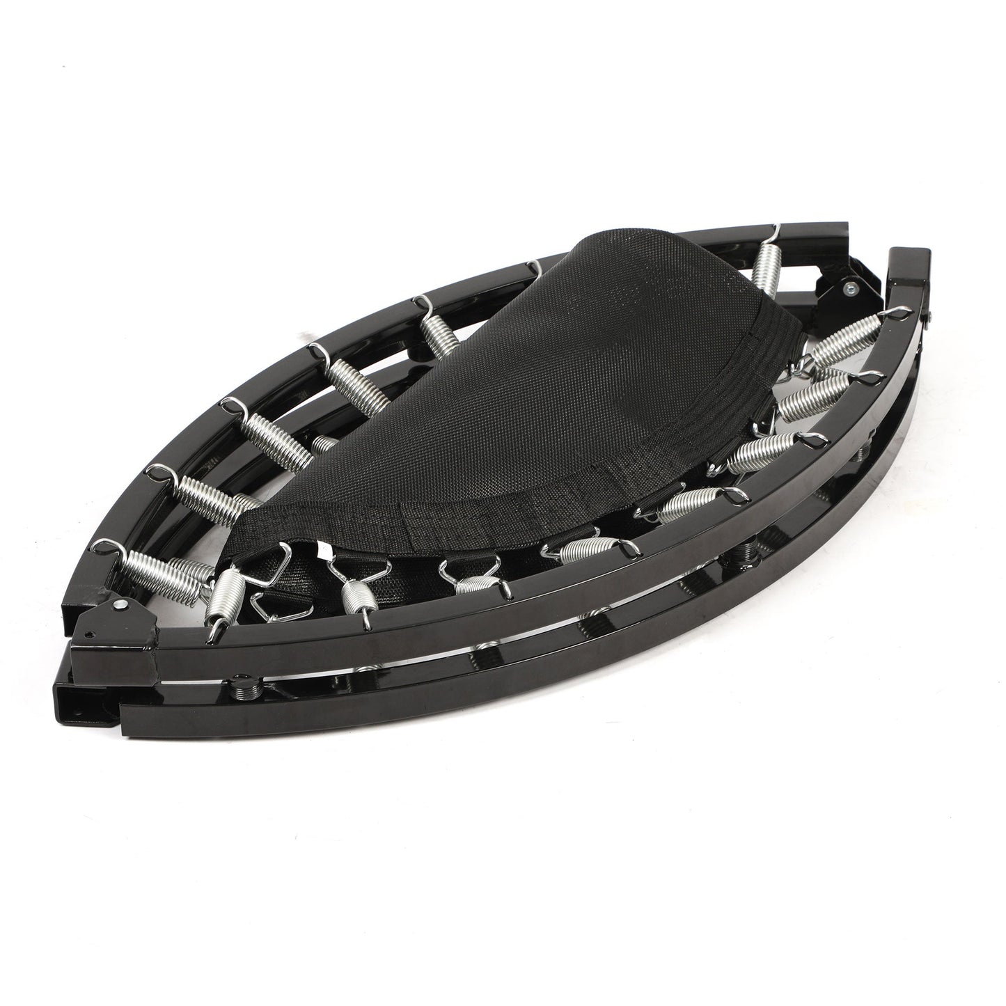 HolaHatha Mini Trampolim Fitness Rebounder de 40" com Alça Ajustável, Preto