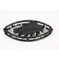 Mini trampolim dobrável HolaHatha, reboteador fitness portátil redondo de 36", preto
