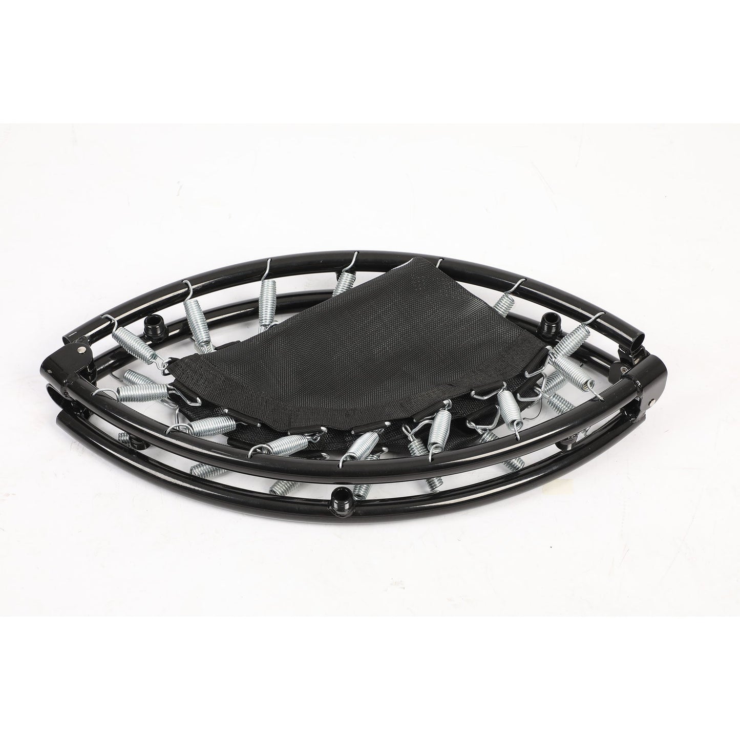 Mini trampolim dobrável HolaHatha, reboteador fitness portátil redondo de 36", preto