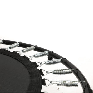 Mini trampolim dobrável HolaHatha, reboteador fitness portátil redondo de 36", preto