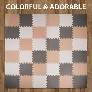 Tapete de exercícios de espuma com encaixe de 16 peças BalanceFrom Fitness