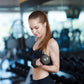 Conjunto de halteres BalanceFrom Fitness revestidos de neoprene de 50 libras com suporte, preto