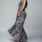 Urban Daizy - Halter Tiered Maxi Dress