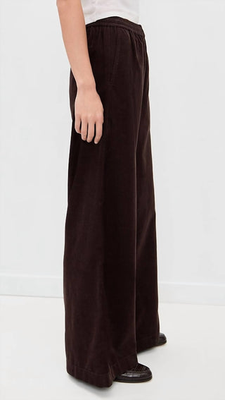 Atm - Corduroy Wide Leg Pants