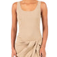 Anemos - Selene Drop Waist Drape Midi Dress