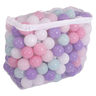 Bolas de brinquedo BalanceFrom Fitness de 2,3" à prova de esmagamento com bolsa de armazenamento, 200 unidades