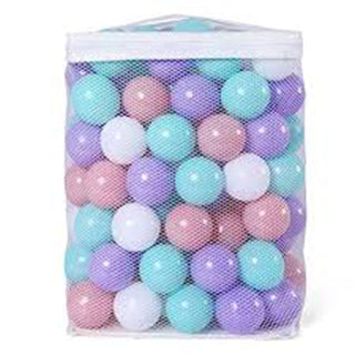 Bolas de brinquedo BalanceFrom Fitness de 2,3" à prova de esmagamento com bolsa de armazenamento, 200 unidades