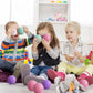 Bolas de brinquedo BalanceFrom Fitness de 2,3" à prova de esmagamento com bolsa de armazenamento, 400 unidades