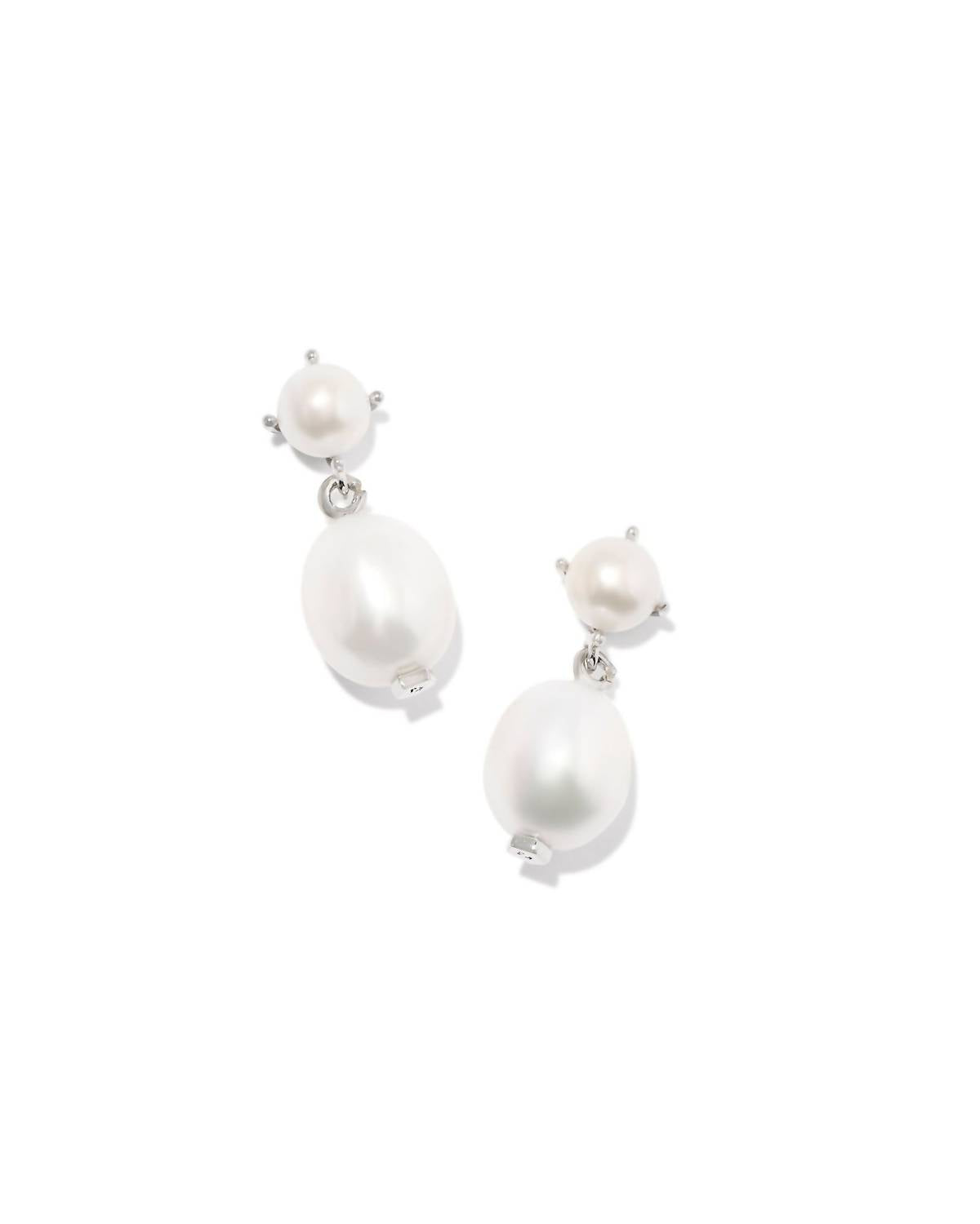 Kendra Scott - Eve White Pearl Drop Earring