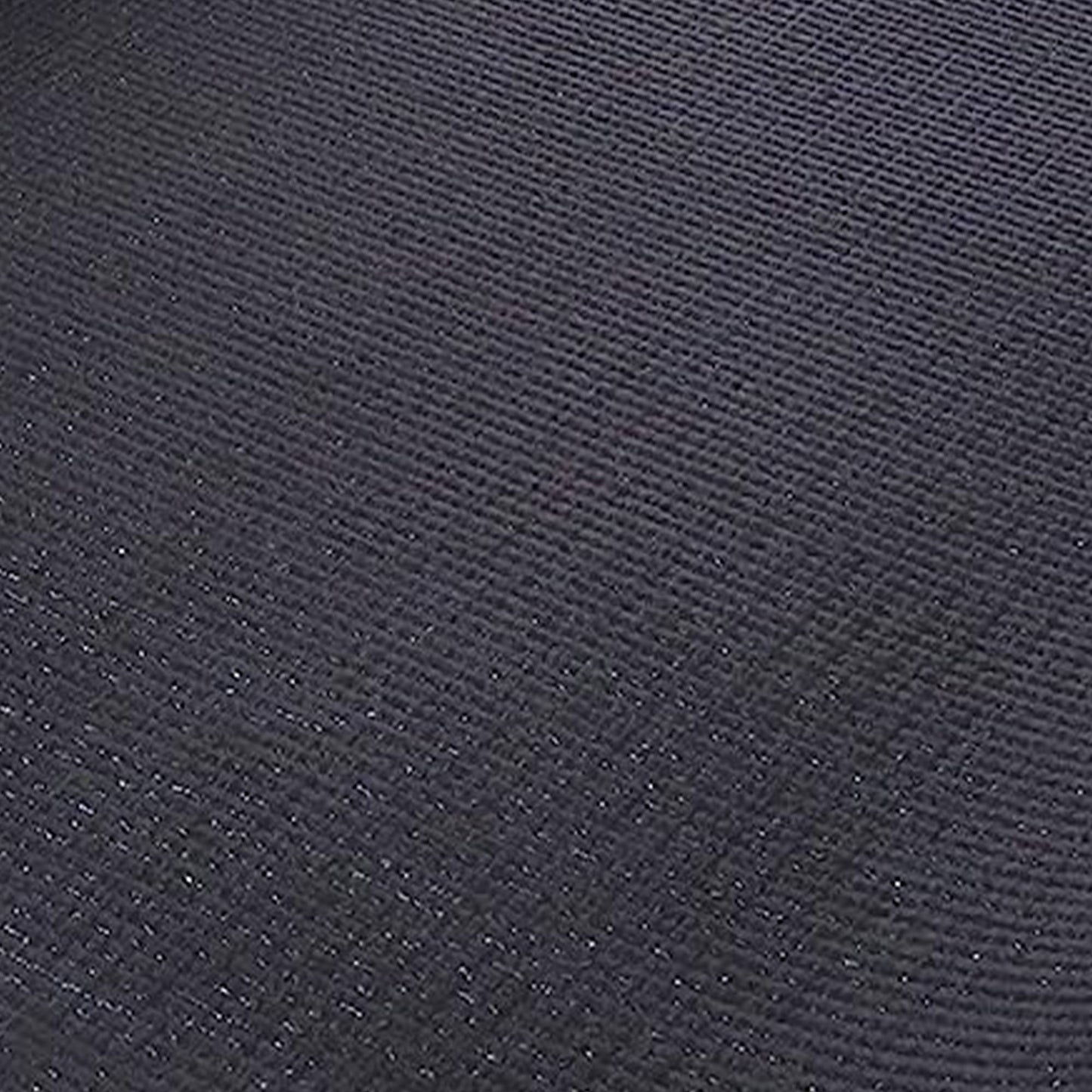 Tapete de ioga multiuso Signature Fitness de alta densidade e anti-rasgos, preto