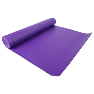 Tapete de exercícios multiuso Signature Fitness de alta densidade e anti-rasgos com alça, roxo