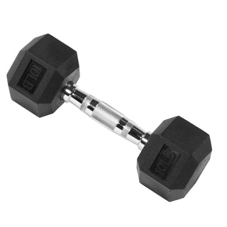 Conjunto de equipamentos para treino de força com halteres hexagonais Signature Fitness, 10 lbs