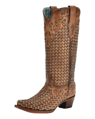 Corral - Botas femininas com glitter trançado