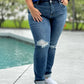 Judy Blue - Just Roll With It Slim Cut Jeans