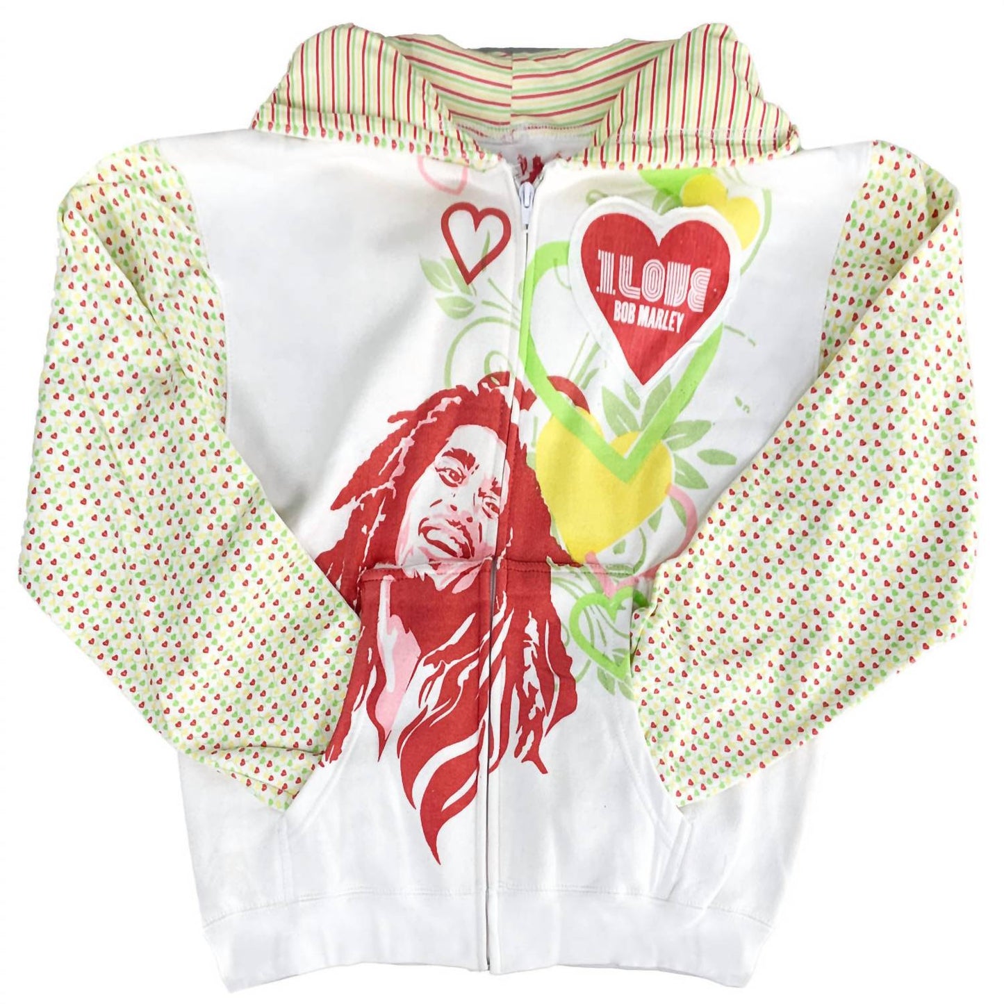 Bob Marley - Teen's Love Zip Hoodie