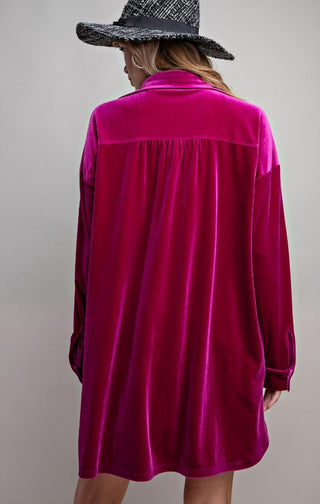 Easel - Love Me Velvet Dress