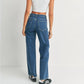 Just Black Denim - Long High Rise Wide Leg Jeans