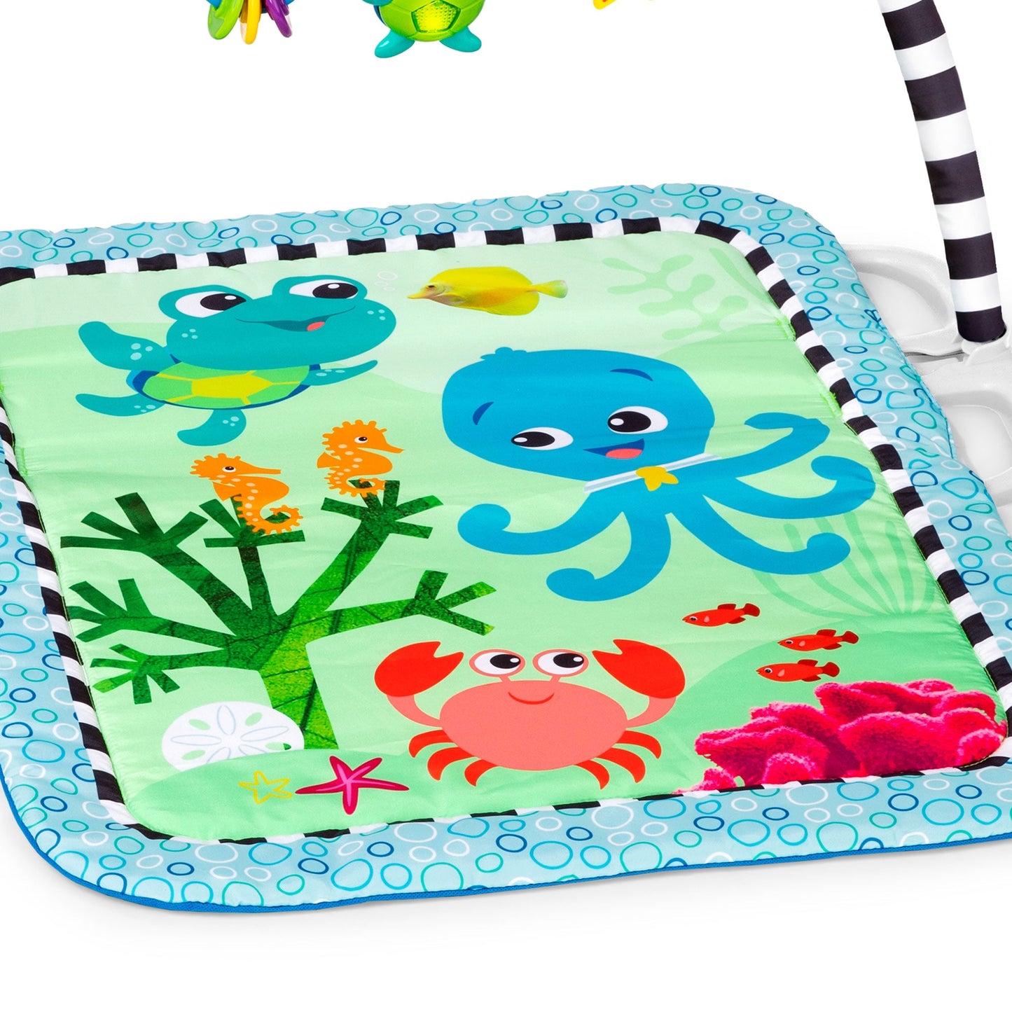 Baby Einstein Neptune's Discovery Reef Baby Tummy Time Atividade Ginásio Brinquedo Bar