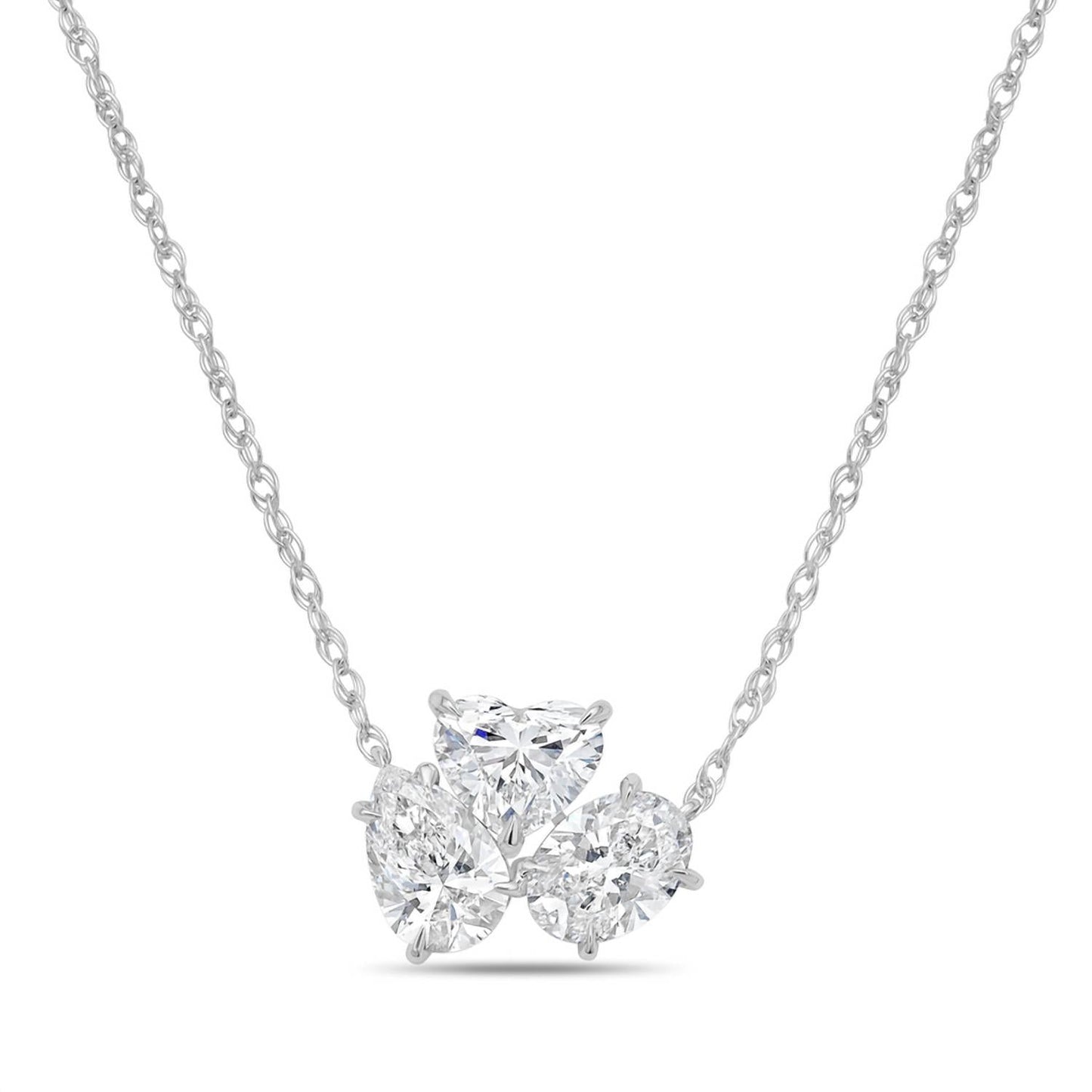 Diana M Jewels - Women's Lab Grown Diamond Pendant Necklace