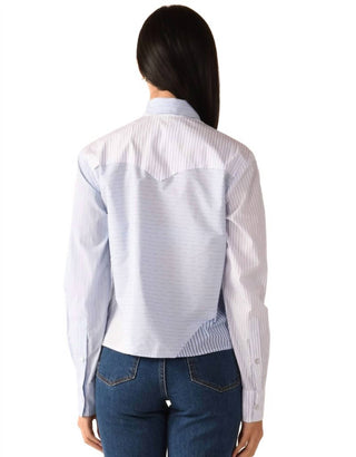 Cissa - Raw Edge Western Shirt