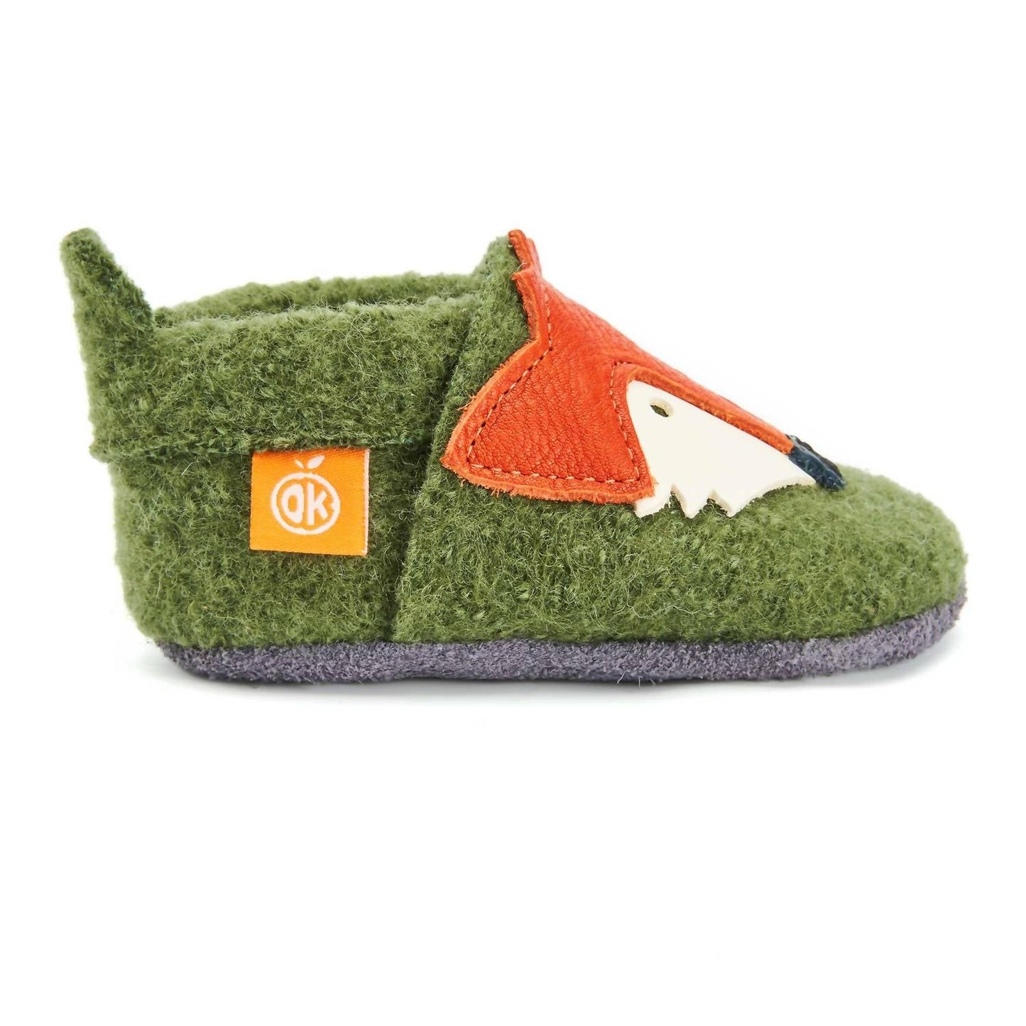 Orangenkinder - Wolli Franz the Fox Felt Slippers