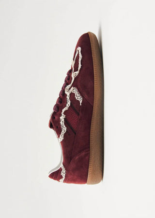 Alohas - Women's Crochet Leather Sneakers
