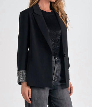 Elan - Blazer Eloise com Punhos de Strass