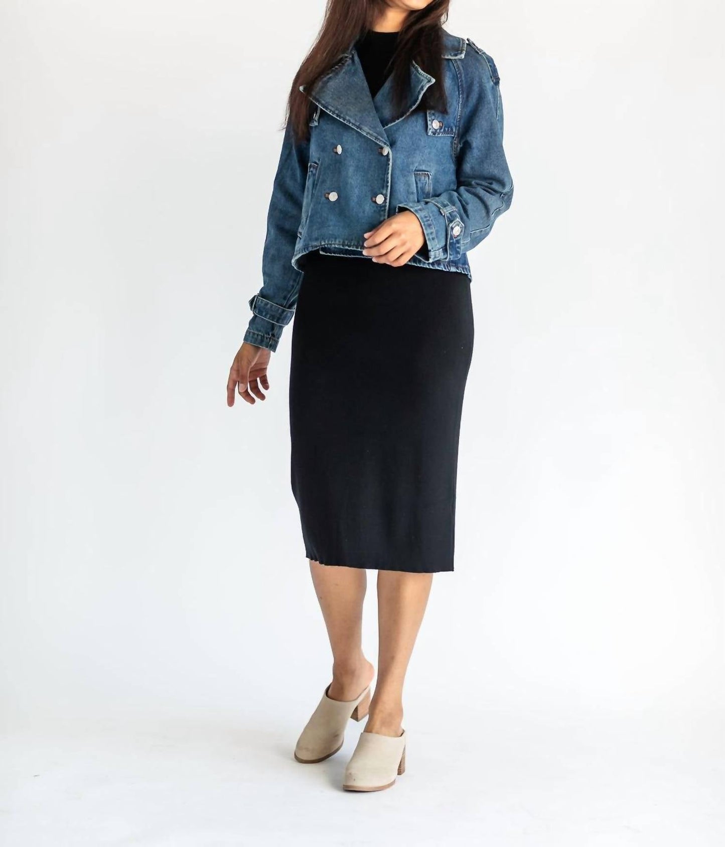 Steve Madden - Aster Crop Trench Coat