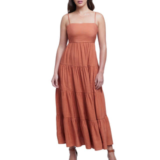 L'Agence - Vestido longo de linho Veda